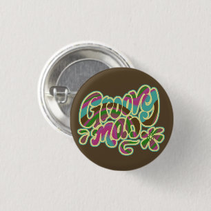 Groovy Man 3 Cm Round Badge