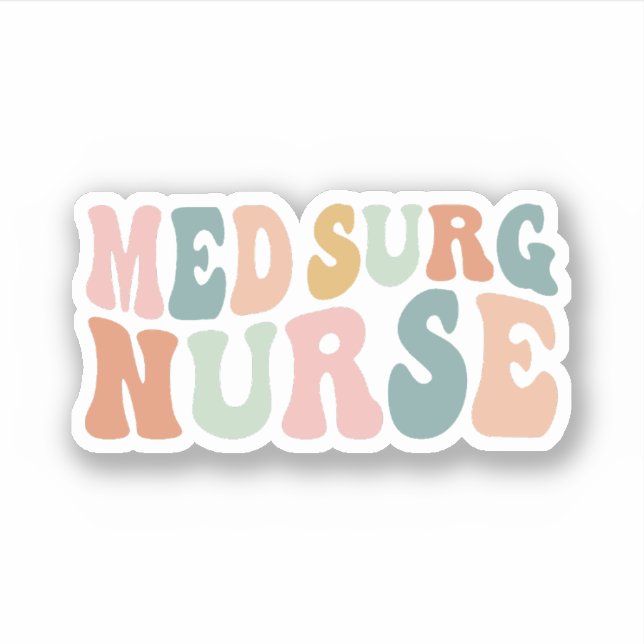 Groovy Med-Surg Nurse, Medical Surgical Nurse (Front)