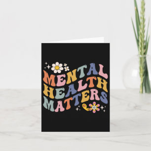 Groovy Mental Health Problems Human Brain Illness Card