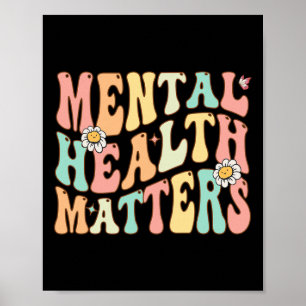 Groovy Mental Health Problems Human Brain Illness Poster
