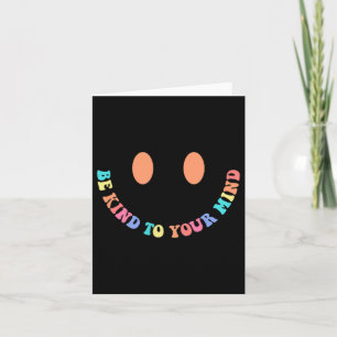 Groovy Mental Health S 2 Sided Health Awareness Card