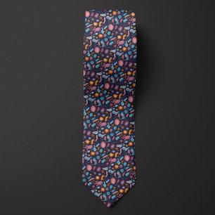 Groovy Microbes and Germs Tie