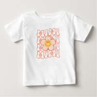 Groovy Mimi Happy Face Smile Cute Daisy Flower Gra