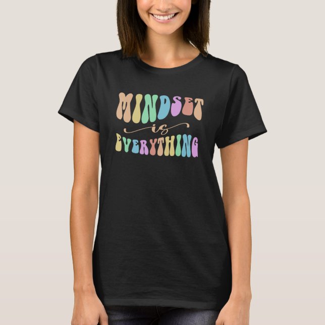 Groovy MINDSET EVERYTHING Future Millionaire in Tr T-Shirt (Front)