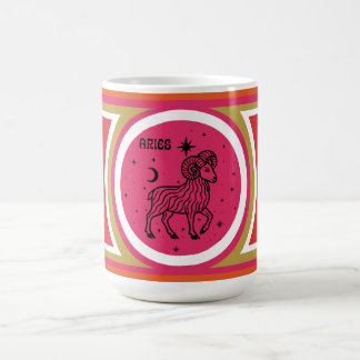Groovy Mod Aries Zodiac Mug