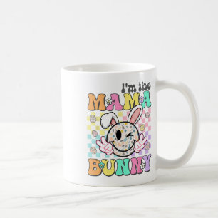 Groovy Mum Easter I'm The Mama Bunny Matching Fami Coffee Mug