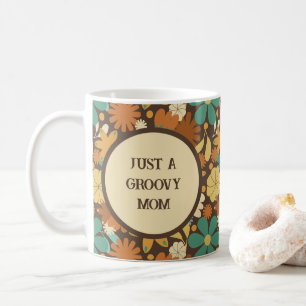 Groovy Mum Floral Retro Boho Coffee Mug