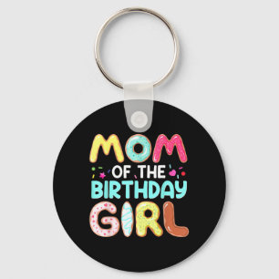Groovy Mum Of The Birthday Girl Cute Do Family Key Ring