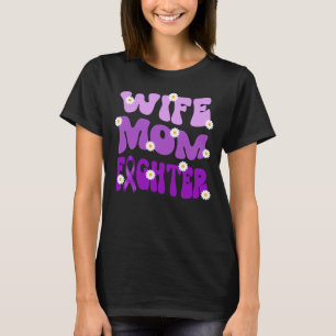 groovy mum wife fighter alzheimer's awareness T-Shirt
