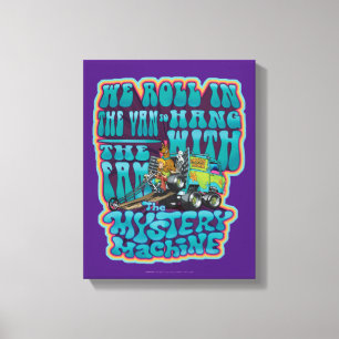 Groovy Mystery Machine Fam Graphic Canvas Print