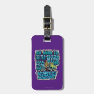 Groovy Mystery Machine Fam Graphic Luggage Tag