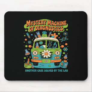 Groovy Mystery Machine Of Diagnostics Lab Tech Lab Mouse Pad