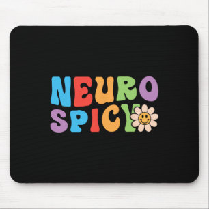 Groovy Neurospicy - Neurodivergent Adhd Asd Autism Mouse Pad