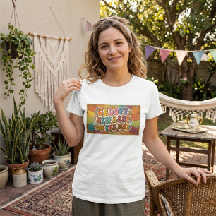 Groovy New Baby on the Way Retro Sunshine T-Shirt