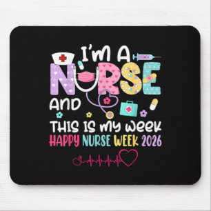Groovy Nurse Healthcare Hospital Nurse Happy Nurse Mouse Pad