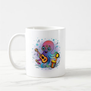 Groovy Octopus Mug Hippie Retro Colourful Gift