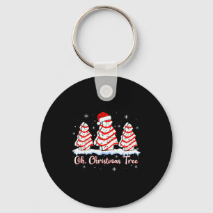 Groovy Oh Christmas Tree Cakes Debbie Beckey Jen C Key Ring