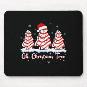 Groovy Oh Christmas Tree Cakes Debbie Beckey Jen C Mouse Pad