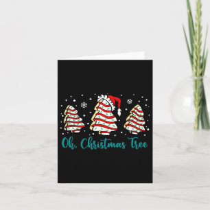 Groovy Oh Christmas Tree Cakes Debbie Becky Jen Ca Card