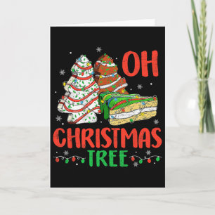 Groovy Oh Christmas Tree Cakes Debbie Becky Jen Ca Card