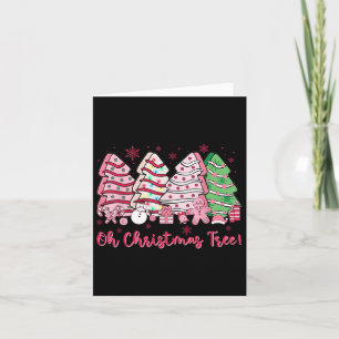 Groovy Oh Christmas Tree Cakes Debbie Becky Jen Ca Card