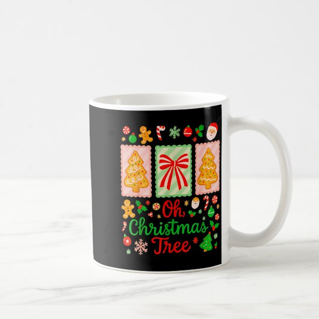 Groovy Oh Christmas Tree Cakes Debbie Becky Jen Ca Coffee Mug (Right)