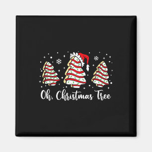 Groovy Oh Christmas Tree Cakes Debbie Becky Jen Ca Magnet