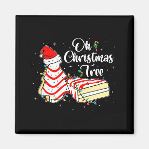 Groovy Oh Christmas Tree Cakes Debbie Becky Jen Ca Magnet
