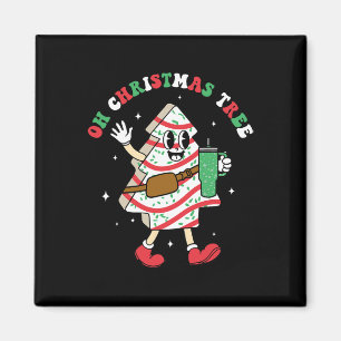 Groovy Oh Christmas Tree Cakes Debbie Becky Jen Ca Magnet
