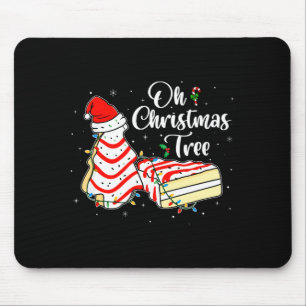 Groovy Oh Christmas Tree Cakes Debbie Becky Jen Ca Mouse Pad