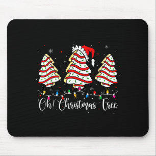 Groovy Oh Christmas Tree Cakes Debbie Becky Jen Ca Mouse Pad