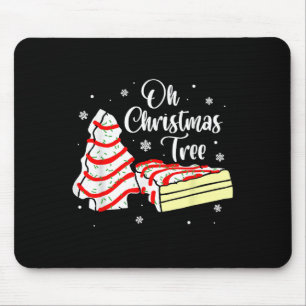 Groovy Oh Christmas Tree Cakes Debbie Becky Jen Ca Mouse Pad
