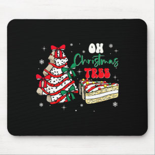 Groovy Oh Christmas Tree Cakes Debbie Becky Jen Ca Mouse Pad