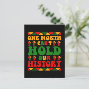 Groovy One Month Can't Hold Our History Postcard