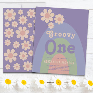 Groovy One Retro Daisy 1st Birthday Party