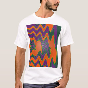 groovy orange purple T-Shirt