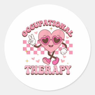 Groovy Paediatrics Occupational Therapy Ot Valenti Classic Round Sticker