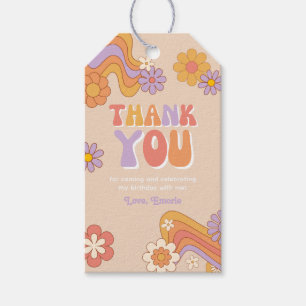 Groovy Party Favour Tags Groovy Birthday