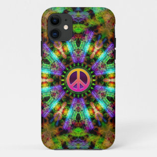 Groovy Peace Sign Rainbow Joy Case-Mate iPhone Case