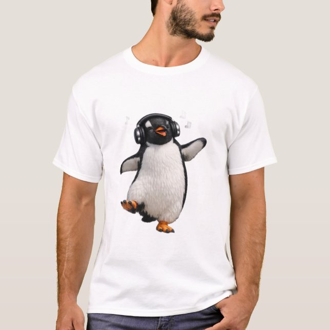 Groovy Penguin Tee (Front)