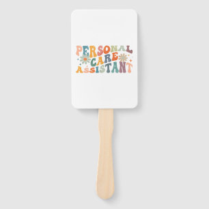 Groovy Personal Care Assistant PCA Nurse Hand Fan