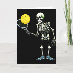 Groovy Picklell Skeleton Tee Halloween Costume Pic Card