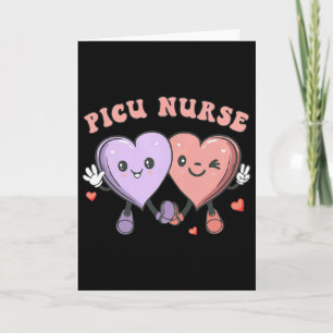 Groovy Picu Nurse Valentine Hearts Paediatrics Int Card