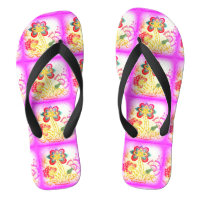 groovy pink palm trees