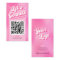Groovy Pink Trendy Let's Connect Socials QR Code