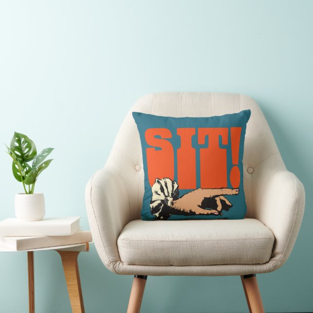 Groovy Pointing Finger Sit Pillow (Chair)