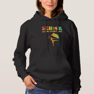 Groovy Proud Mom of a Color Guard Senior 2022 Hoodie