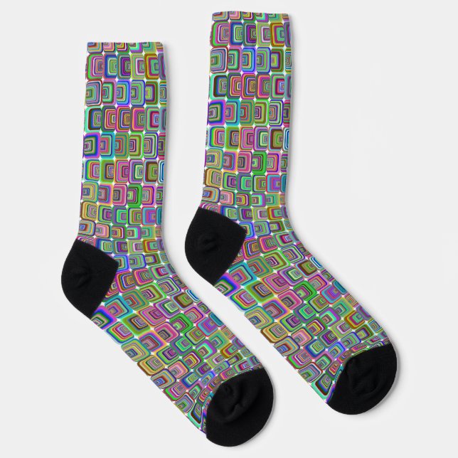 Groovy psychedelic hippie-style Thunder_Cove Socks (Right)