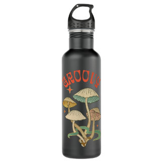 Groovy Psychedelic Mushroom Throwback 70's Retro H 710 Ml Water Bottle