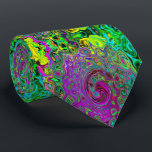 Groovy Purple Abstract Retro Liquid Swirl Tie<br><div class="desc">These Colourful Psychedelic Neck Ties feature a Groovy Marbled Purple Abstract Retro Liquid Swirl with colourful Magenta,  Hot Pink,  Aqua and Lime Green Accents. The result is a trippy,  groovy,  abstract design that you will love!</div>
